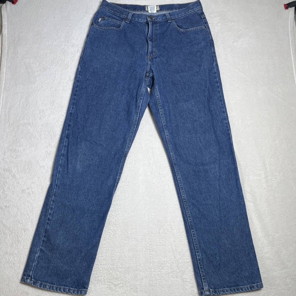 LL Bean Jeans Mens 34x32 Double L Classic Fit Straight Leg Medium Wash Denim Y2K